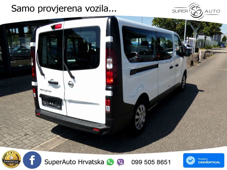 Nissan Primastar dCi 150 DCT Comb i*L2* 8 sjedala, pogled izvana - slika 5