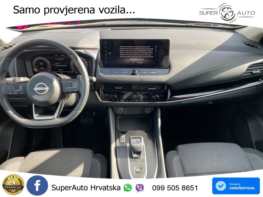 Nissan Qashqai 1.3 DIG-T (158 KS) Xtronic N-Connecta LED+GR SJED+ACC, fotografija 13