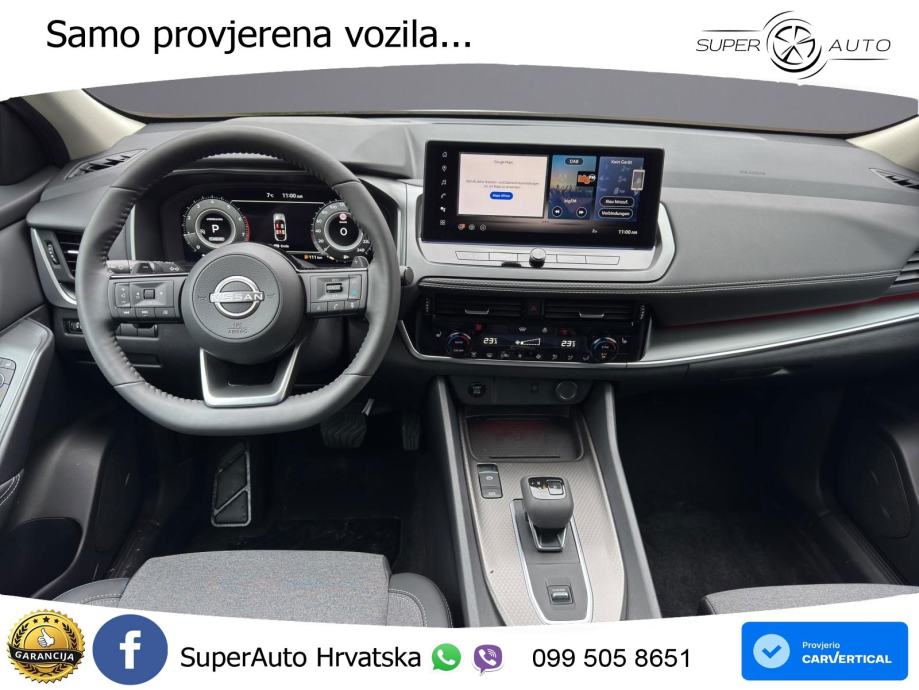 Nissan Qashqai 1.3 DIG-T (158 KS) Xtronic N-Connecta LED+GR SJED+ACC, fotografija 10