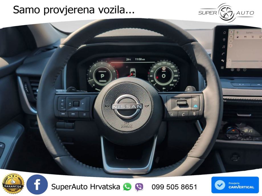 Nissan Qashqai 1.3 DIG-T (158 KS) Xtronic N-Connecta LED+GR SJED+ACC, fotografija 15