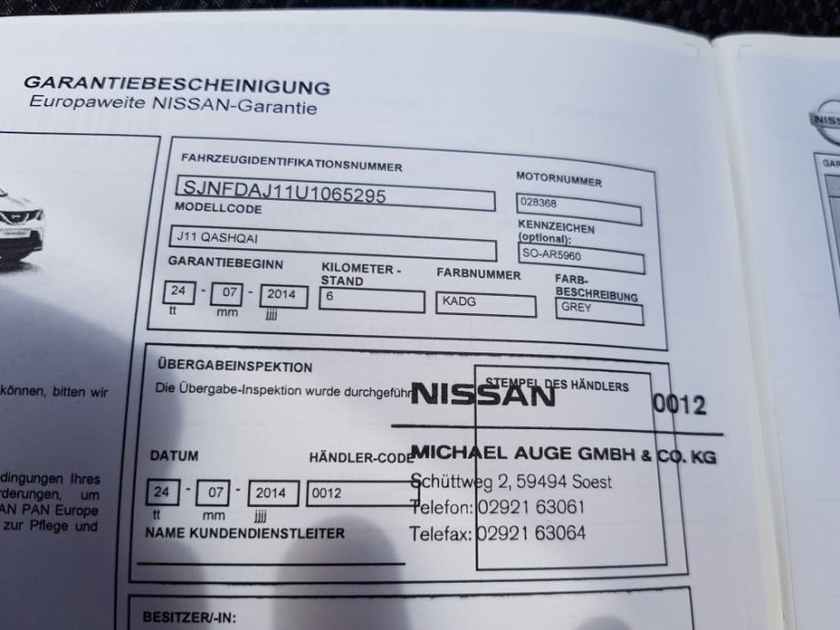 Nissan Qashqai 1,6 dCi 77000 TKM SERVISNA NAVI KAMERA PRVI