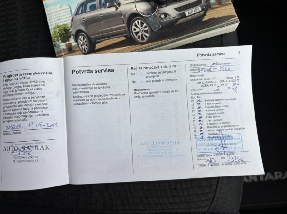 Opel Antara benzin,HR.Auto,samo 81ooo kilometara,servisna knjiga,NOVO!, fotografija 19