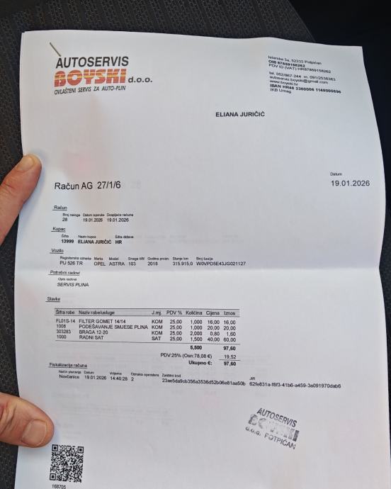 Opel Astra 1.4 TVORNIČKI LPG*HR AUTO*IZVRSTAN*POVOLJNO❗, fotografija 17