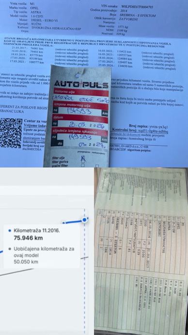 Opel Astra J Karavan 1.6 CDTI •137,000 KM•ISPIS KM•KLIMA•EURO 6•, fotografija 19