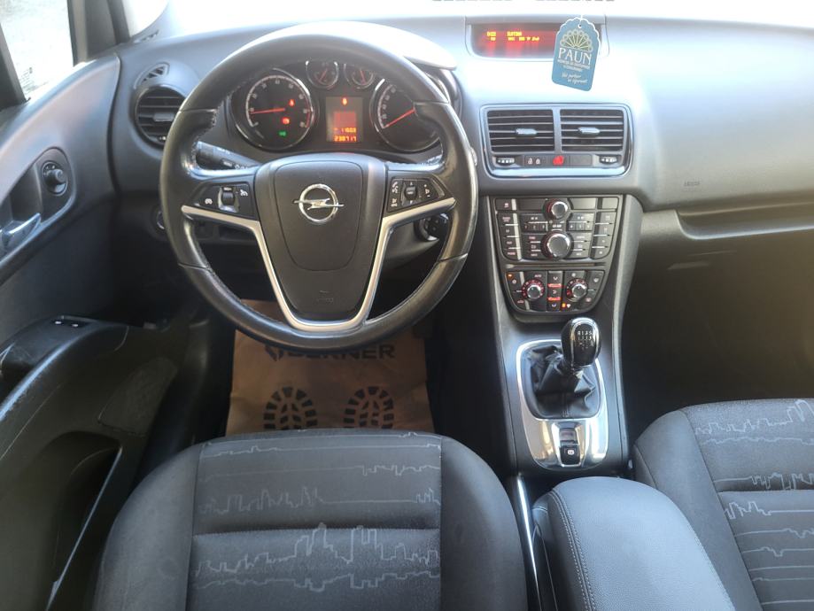 OPEL MERIVA 1.4 TURBO KLIMA TEMPOMAT EL.PAKET ALU REG 04/2027, fotografija 12