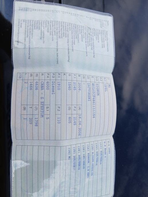 Opel Signum 1,9 CDTI, fotografija 6