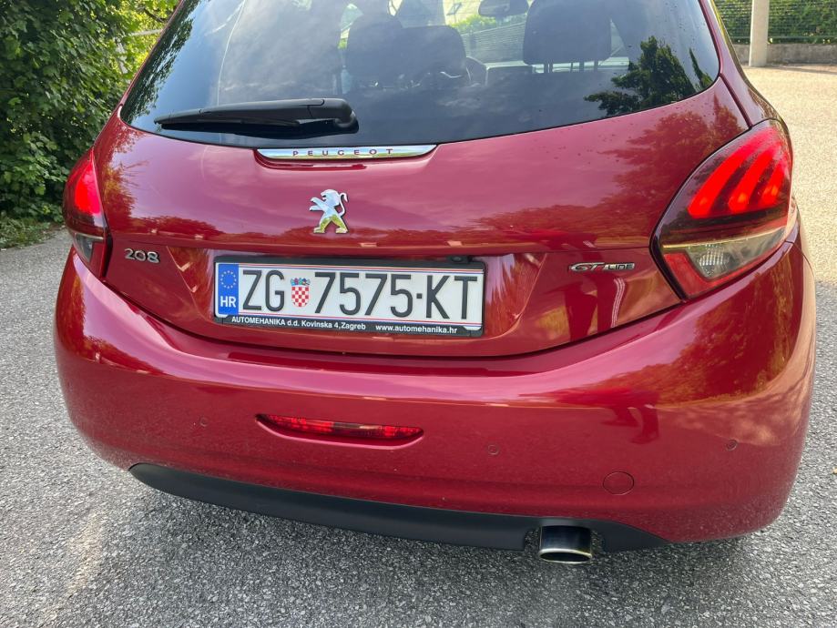 Peugeot 208 1,2#GT LINE#Servisna#Registriran do 12/2026, fotografija 12