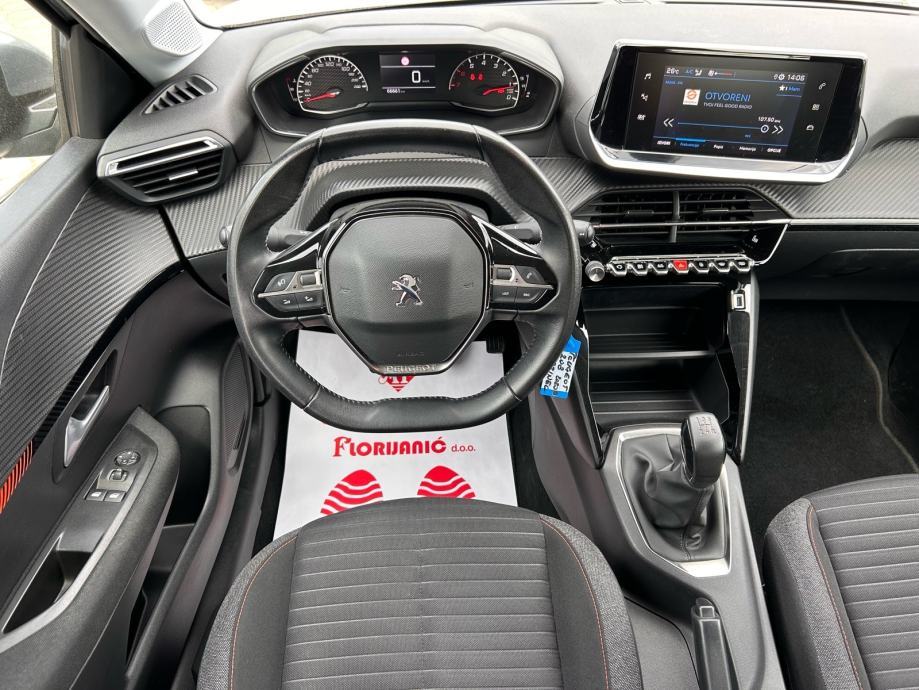 Peugeot 208 1,2 PureTech 2020.,**66700 km** NAVI, GRIJ SJED, ALU, LED, fotografija 8