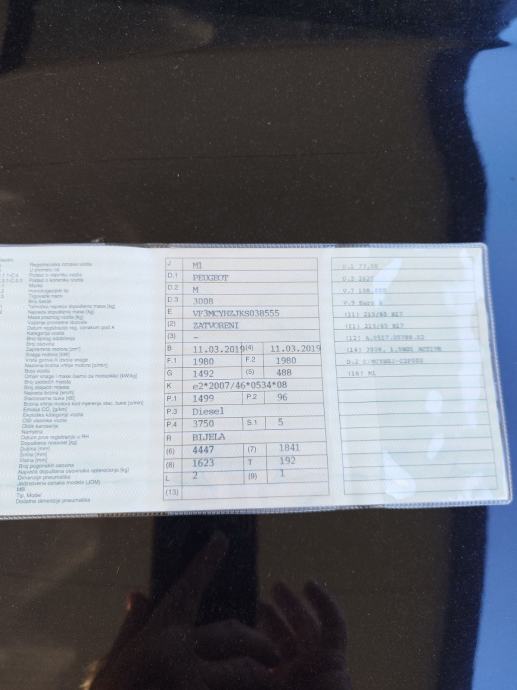 Peugeot 3008-1,5 BlueHDI,2019 g., fotografija 8