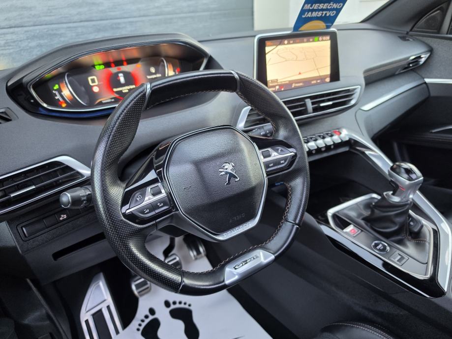 Peugeot 3008 1,5 BlueHDI GT-LINE PANO FULL LED KAMERA **GARANCIJA**, fotografija 9