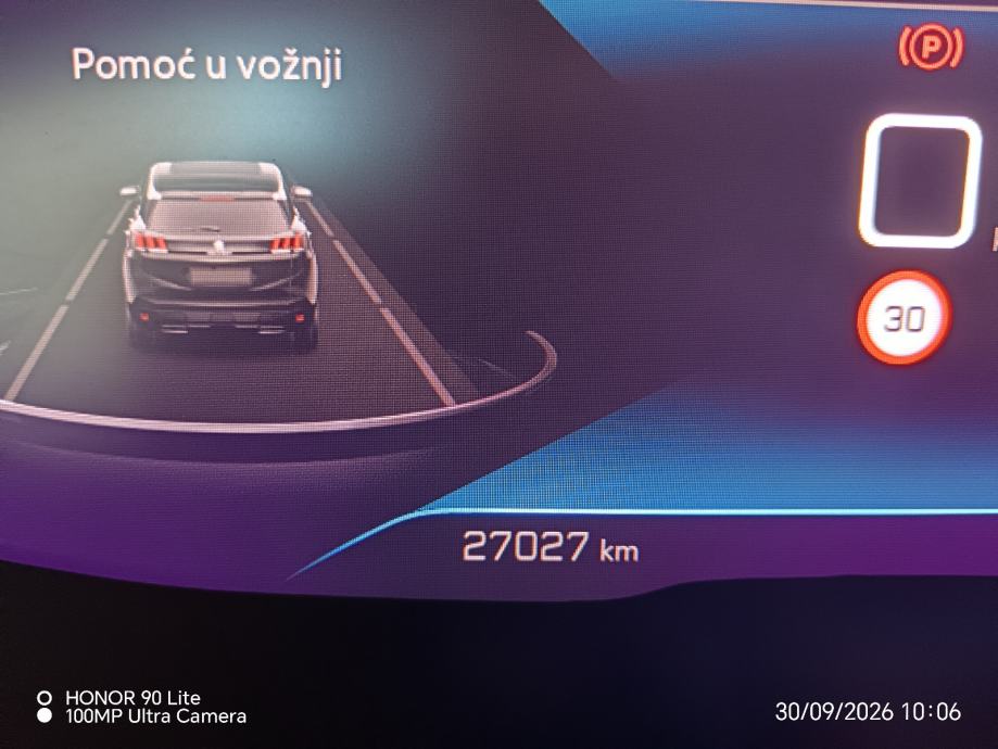 Peugeot 3008,2024g,27tkm,reg.01/27,tvornicko jamstvo, cijena 25000e, fotografija 12