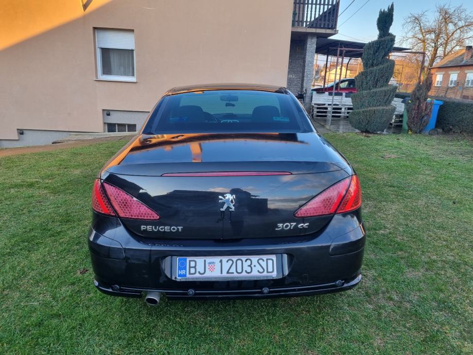 Peugeot 307 CC 2,0 16V, Cabrio, reg.09/2027, fotografija 15