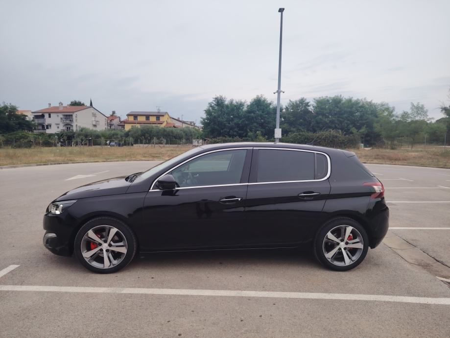 PEUGEOT 308,1.6HDI,85KW,ALLURE,NAVI,LED,XENON,EURO6,6BRZ,EL.RUČ.KOŽA,, fotografija 6