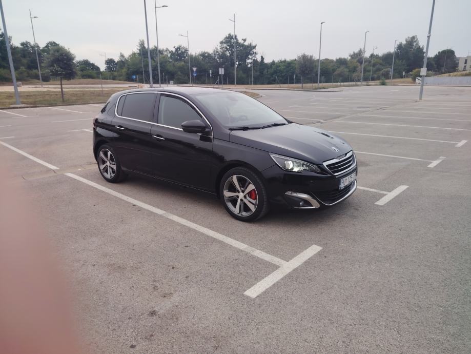 PEUGEOT 308,1.6HDI,85KW,ALLURE,NAVI,LED,XENON,EURO6,6BRZ,EL.RUČ.KOŽA,, fotografija 9