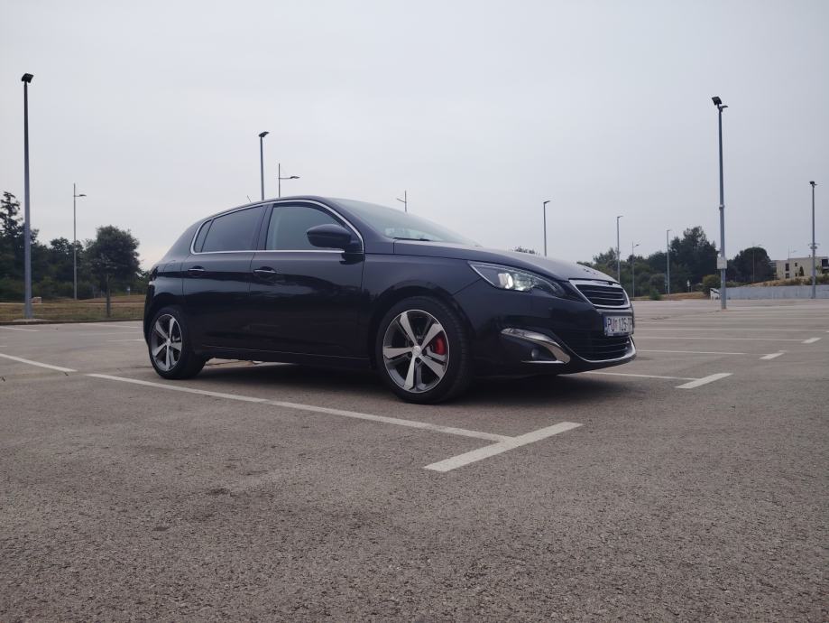 PEUGEOT 308,1.6HDI,85KW,ALLURE,NAVI,LED,XENON,EURO6,6BRZ,EL.RUČ.KOŽA,, fotografija 3