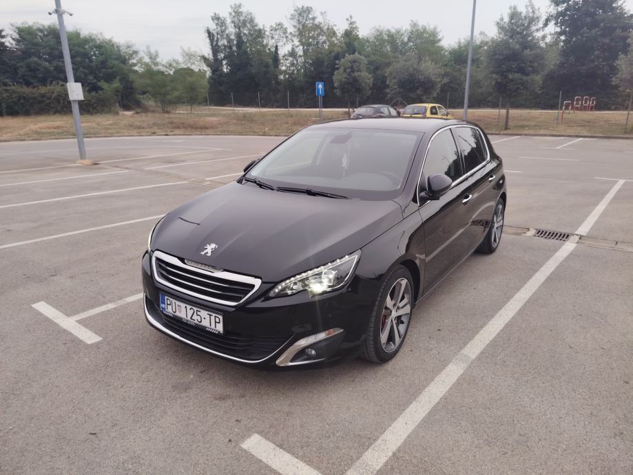 PEUGEOT 308,1.6HDI,85KW,ALLURE,NAVI,LED,XENON,EURO6,6BRZ,EL.RUČ.KOŽA,, fotografija 17