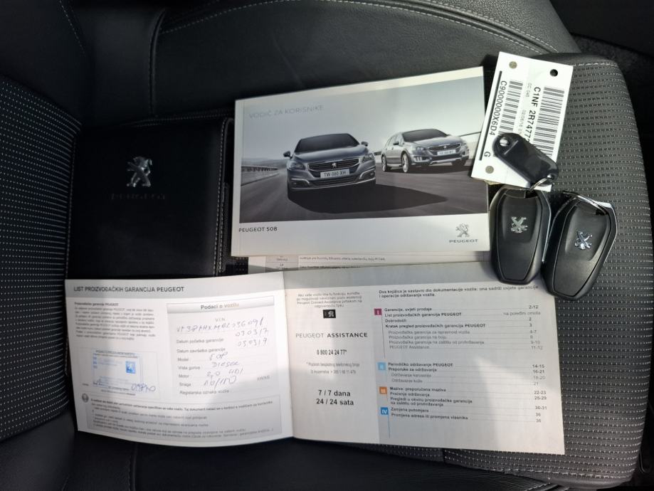 Peugeot 508 SW 2.0 HDI ALLUR ! PRVI VLASNIK,NIJE UVOZ !, fotografija 15