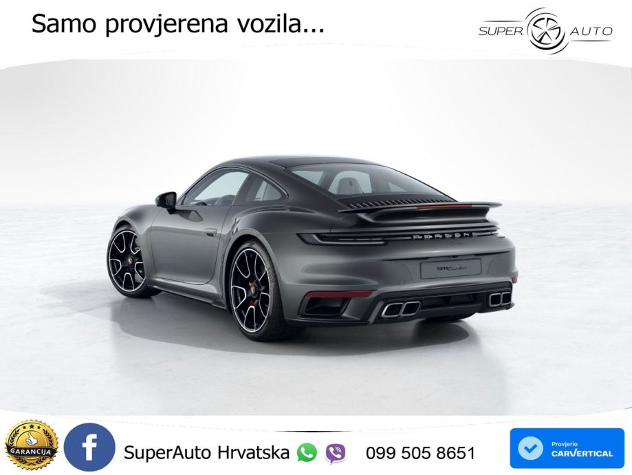 Porsche 911 Turbo 3.8 (580 KS) PDK LED+GR SJED+ACC, fotografija 3