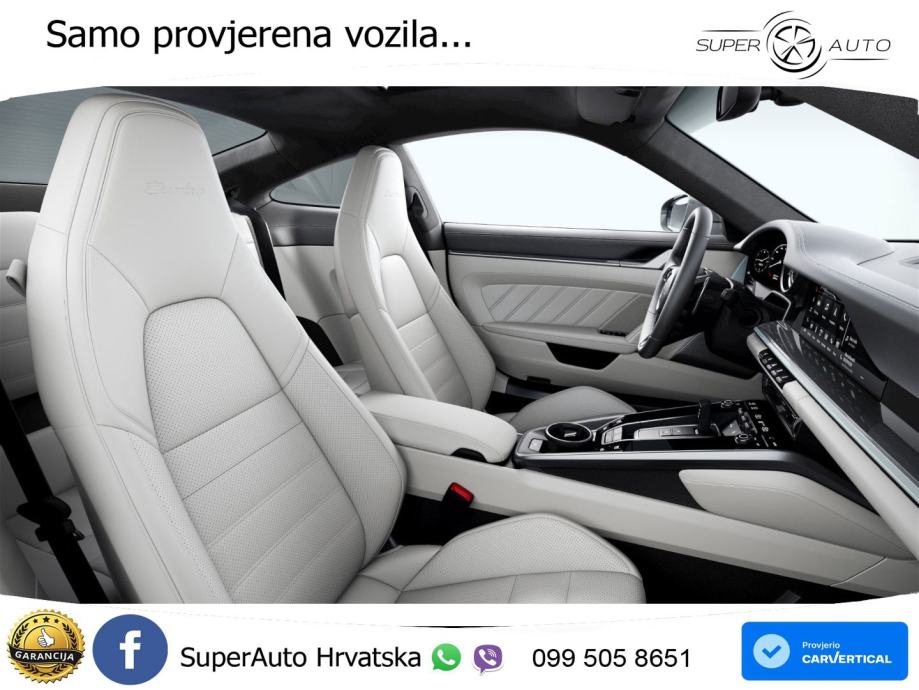 Porsche 911 Turbo 3.8 (580 KS) PDK LED+GR SJED+ACC, fotografija 6