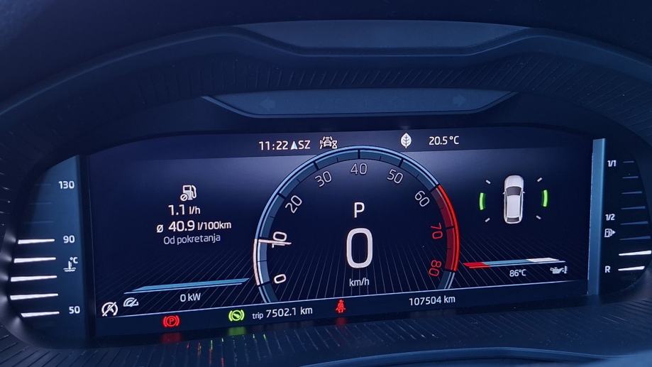 Škoda Scala 1.0 TSI DSG, fotografija 20
