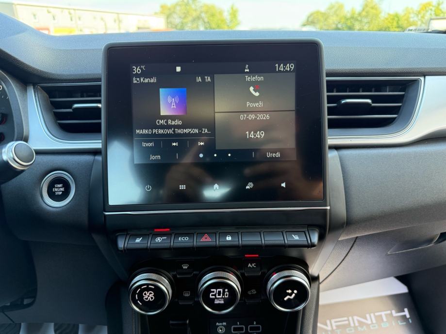 Renault Captur 1.5dCi LEASING BEZ UČEŠĆA, AUT.KLIMA, MULTIMED,SERVISNA, fotografija 17