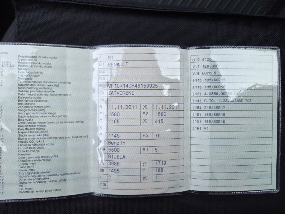 Renault Clio 1,2 16V, 76 KW, 100 KS, fotografija 12