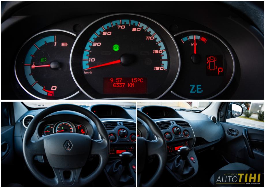 RENAULT ELEKT KANGOO 270KM ORG 6300KM 33KW BAT OTPLA 4 RATE ZAMJ⭐⭐⭐⭐⭐, fotografija 9