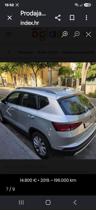 Seat Ateca 1,6 TDI, pogled izvana - slika 2