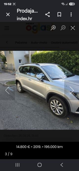Seat Ateca 1,6 TDI, pogled izvana - slika 4