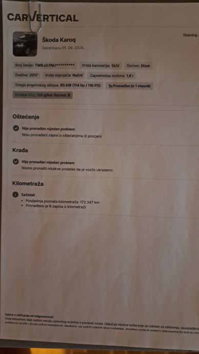 Škoda Karoq 1.6 TDI,LED,NAVI,KAMERA,12/17,REG. 09/27,ODLIČAN, fotografija 18