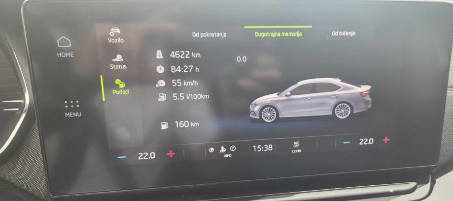 ŠKODA OCTAVIA 2.0 TDI 150 KS 2021 GOD.96 TKM NIJE UVOZ U PDV-u SERVISN, fotografija 15
