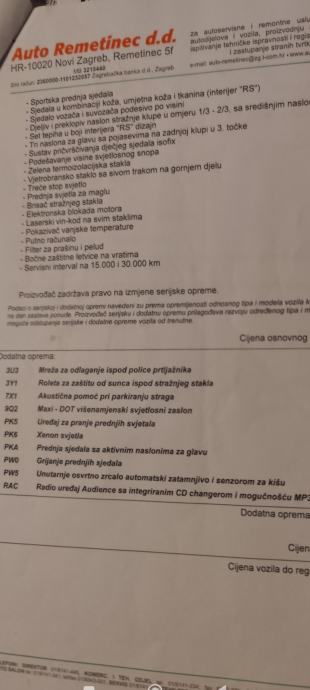Škoda Octavia 2,0 TFSI, fotografija 19