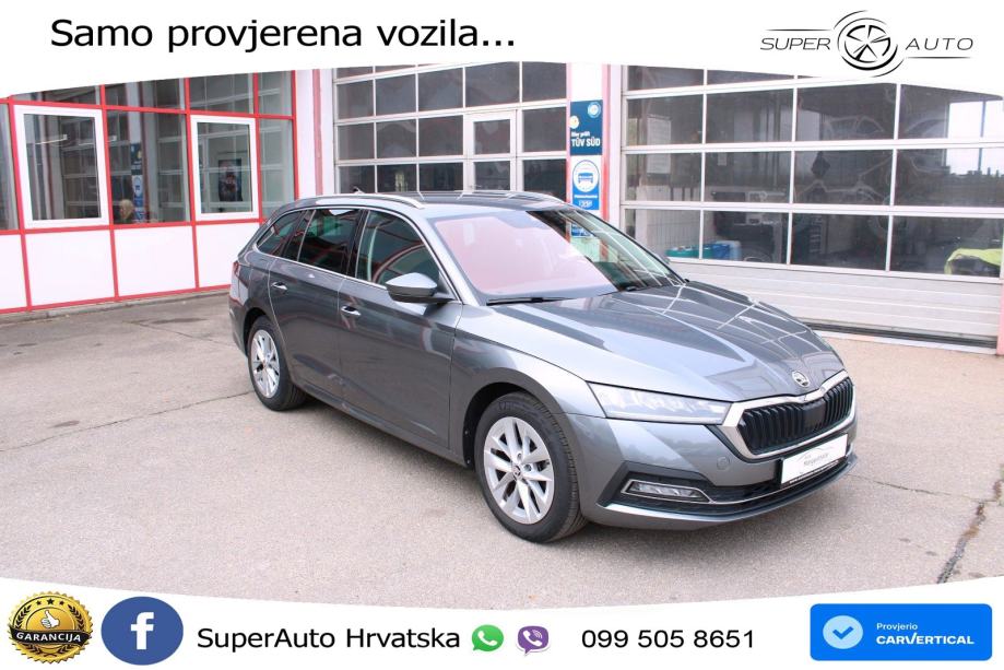 Škoda Octavia Combi 2.0 TDI (150 KS) DSG LED+GR SJED+ACC, pogled izvana - slika 2