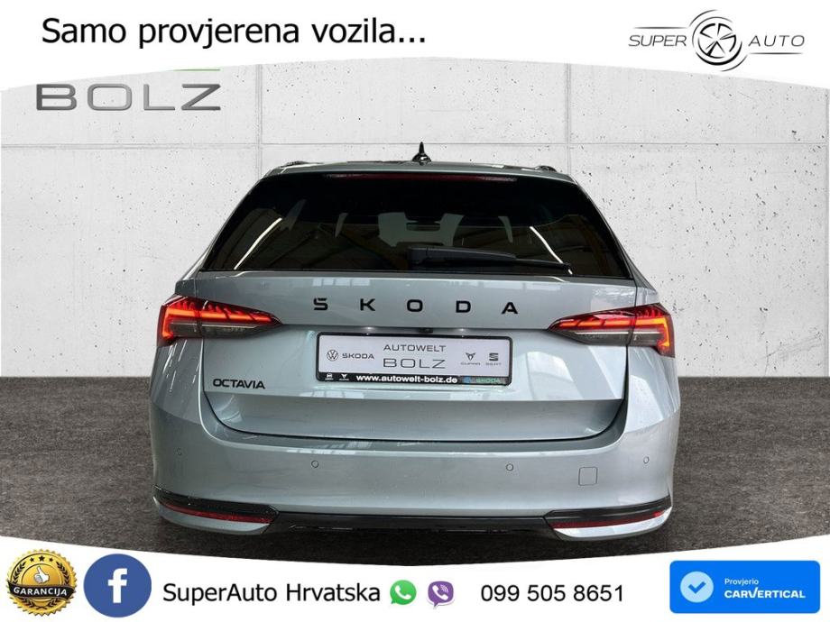 Škoda Octavia Combi 2.0 TDI (150 KS) DSG SportLine LED+GR SJED+ACC, pogled izvana - slika 5