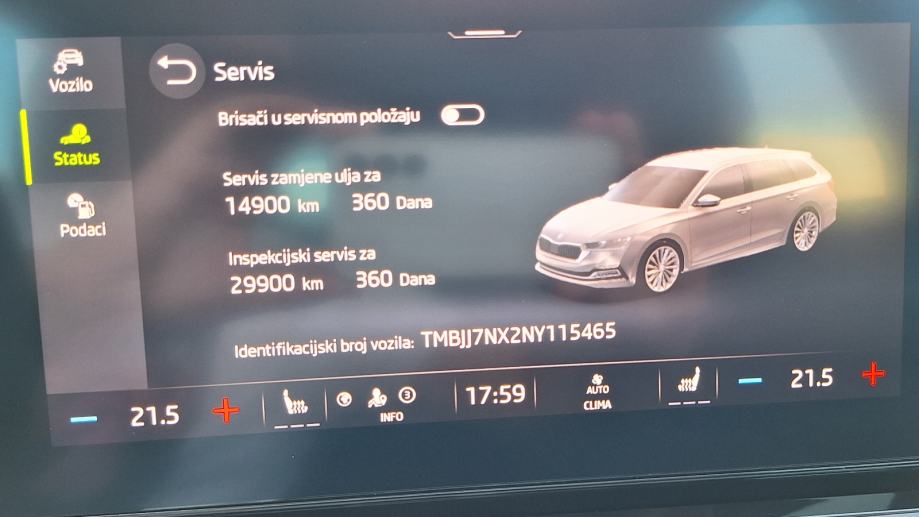 Škoda Octavia Combi 2,0 TDI Style, Webasto, HUD, perla, fotografija 13