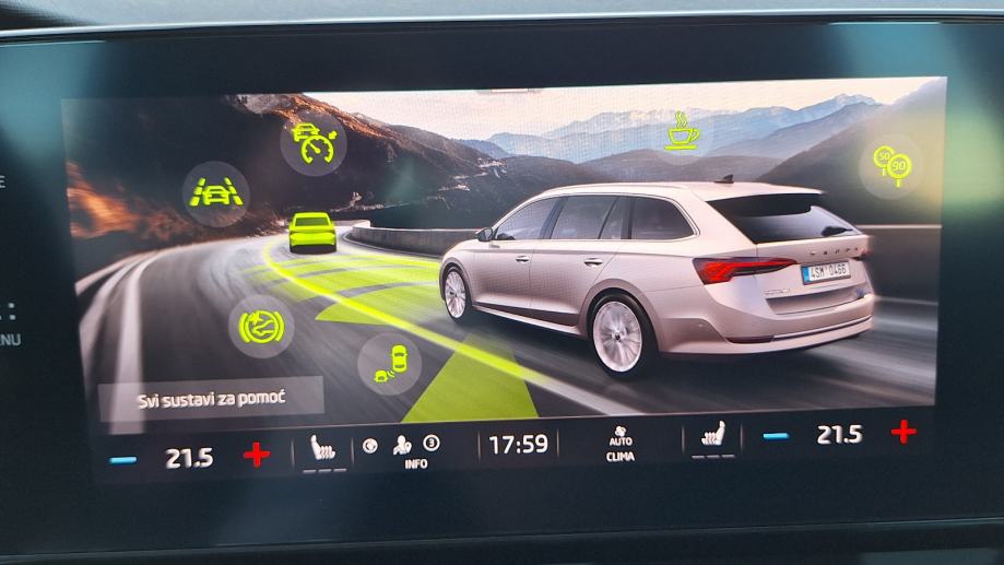 Škoda Octavia Combi 2,0 TDI Style, Webasto, HUD, perla, fotografija 14