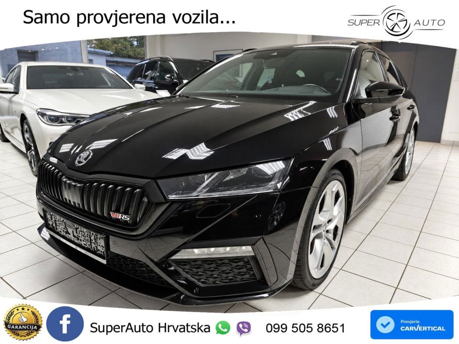 Škoda Octavia Combi RS 2.0 TDI (200 KS) DSG MATRIX+GR SJED+KAM, 2021 god.