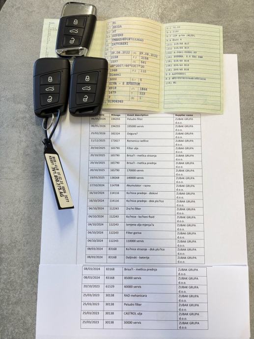 Škoda Superb 2,0 TDI Dsg 2022g Kupljen u Hr..Prvi vlasnik..Prilika!, fotografija 19