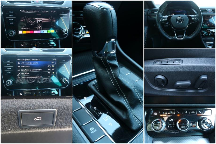 -AKCIJA- Skoda Superb 2.0 TDI DSG SPORTLINE VIRTUAL MATRIX LED 150 KS, fotografija 9