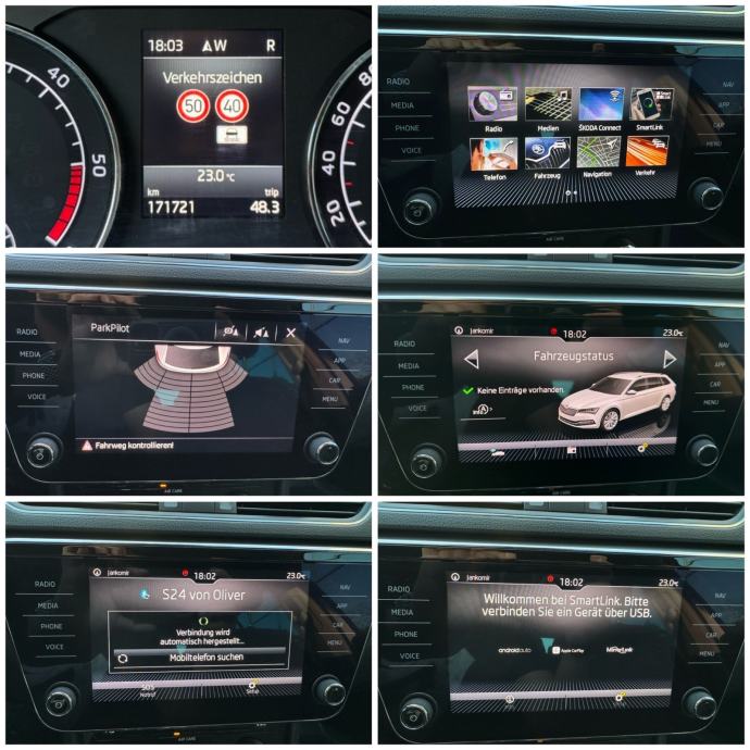 Škoda Superb Combi 2,0 TDI DSG - JAMSTVO 12 Mj - SERVISNA - REG 08/27, fotografija 19