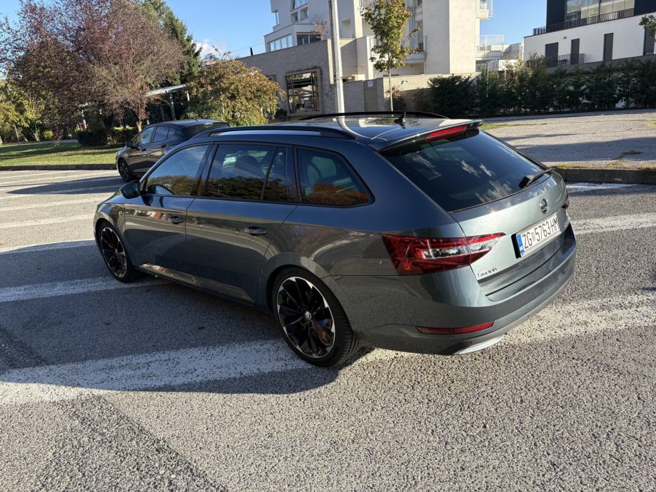 Škoda Superb Combi 2.0 TDI DSG SportLine, reg 10/27, 2 seta kotača, R1, fotografija 2