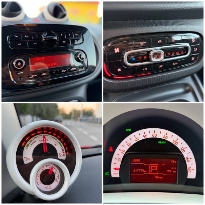 Smart EQ fortwo KUĆNI I BRZI PUNJAČ, RADAR,SERVISNA, 2KLJUČA,REGA9/27…, fotografija 14