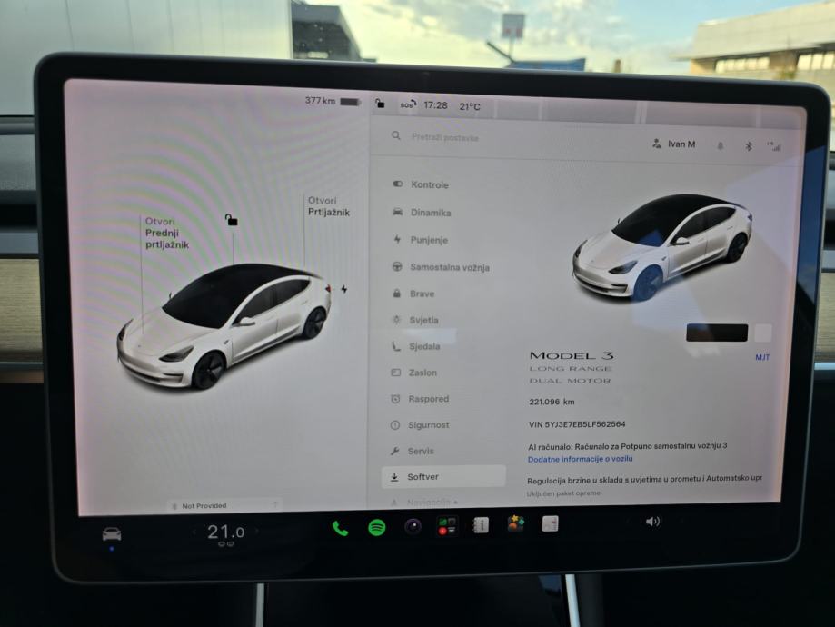 Tesla Model 3 Dual Long Range Dual AWD, fotografija 17