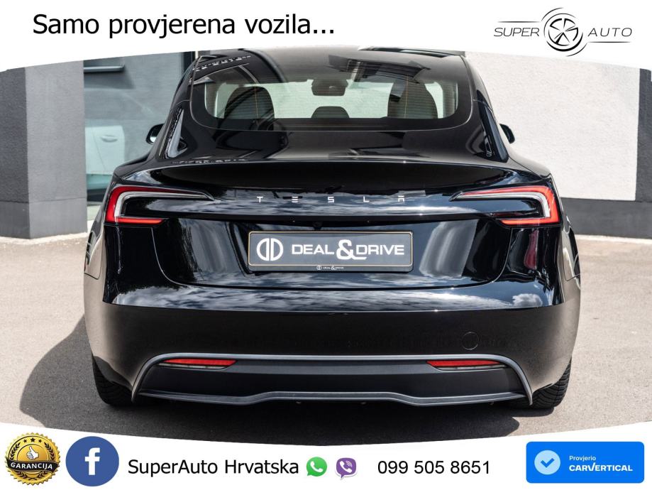 Tesla Model 3 Highland Premium 283 KS, PANO+360+ACC+GR SJED+VIRT+LANE, fotografija 6