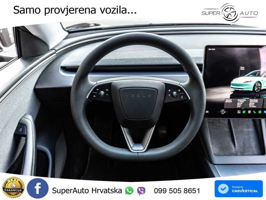 Tesla Model 3 Highland Premium 283 KS, PANO+360+ACC+GR SJED+VIRT+LANE, fotografija 11