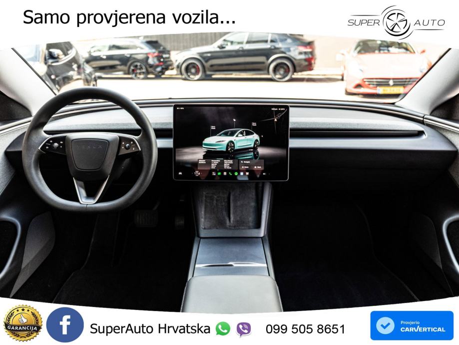 Tesla Model 3 Highland Premium 283 KS, PANO+360+ACC+GR SJED+VIRT+LANE, fotografija 13