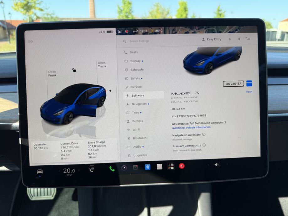 Tesla Model 3 Long range AWD automatik- produzena garancija do 05/28, fotografija 15