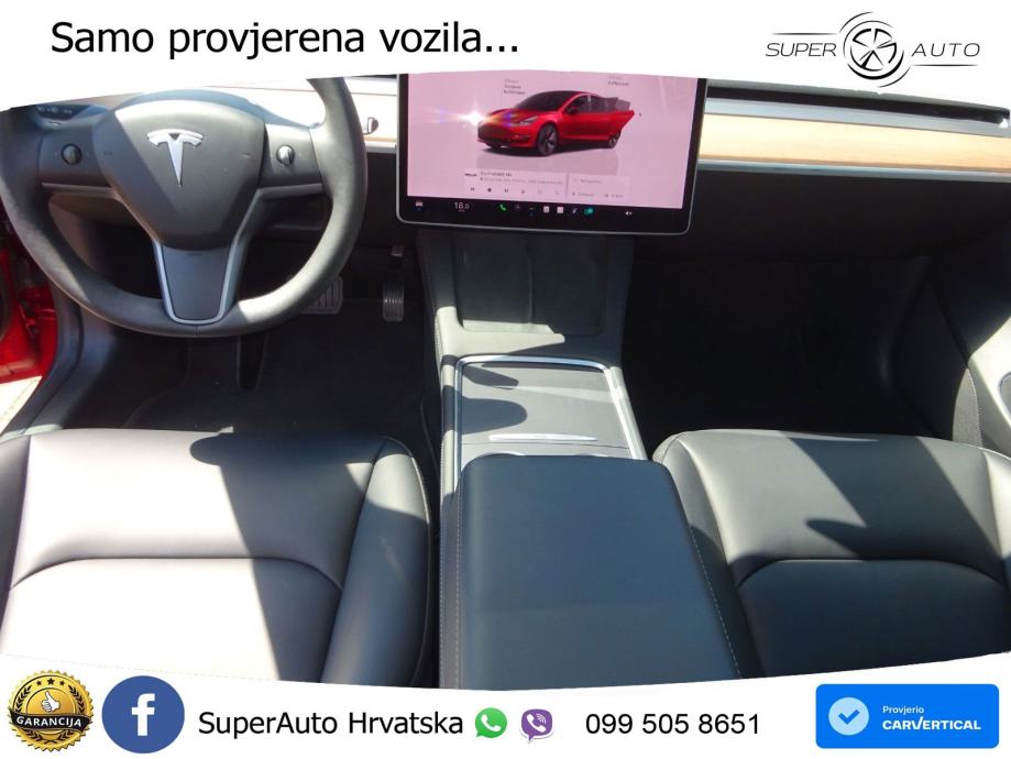 Tesla Model 3 Long Range Dual AWD 351 KS, PANO+360+ACC+GR SJED+KEY+VIR, fotografija 8