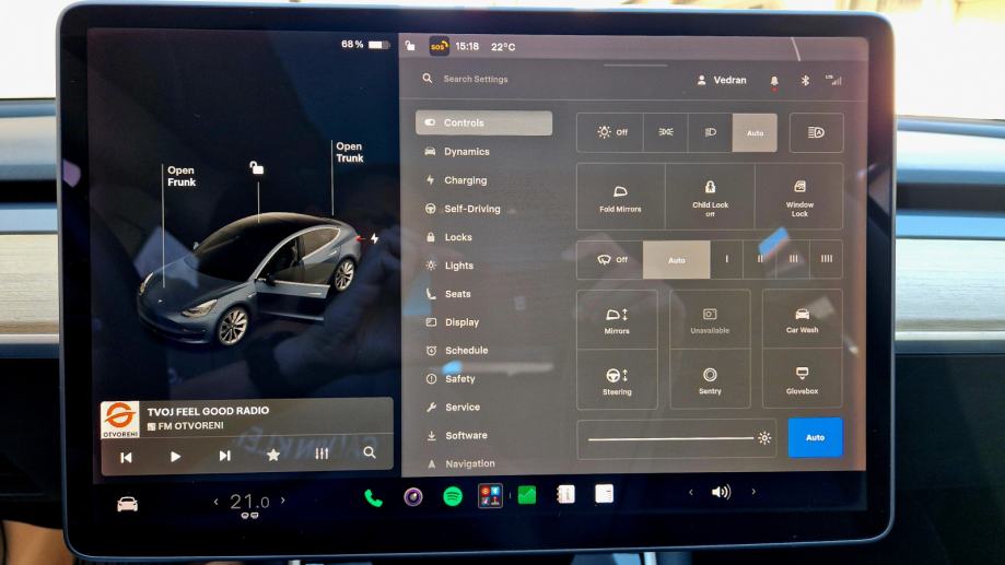 Tesla Model 3 SR+ automatik, nova baterija, 19" alu, PDV, fotografija 19