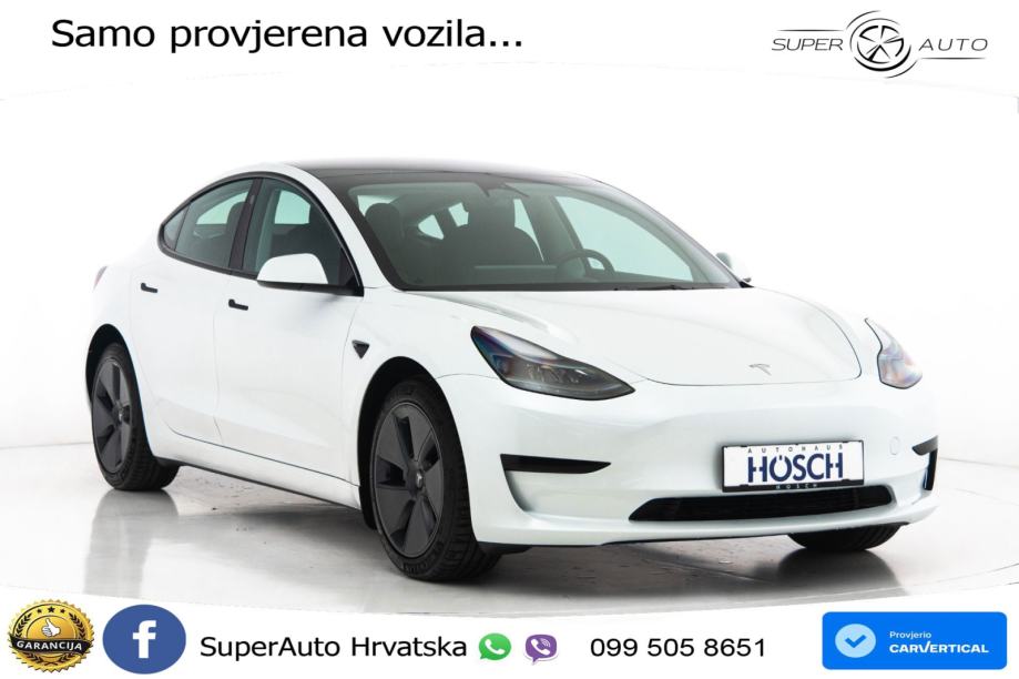 Tesla Model 3 Standard Plus 306 KS, ACC+KAM+GR SJED+PANO+NAVI, fotografija 3